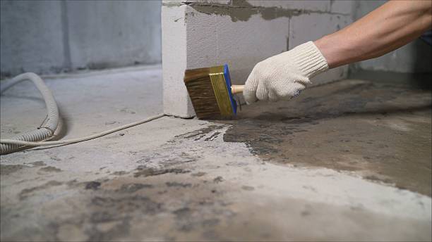 Crawl space vapor barrier installation in Concord, VA